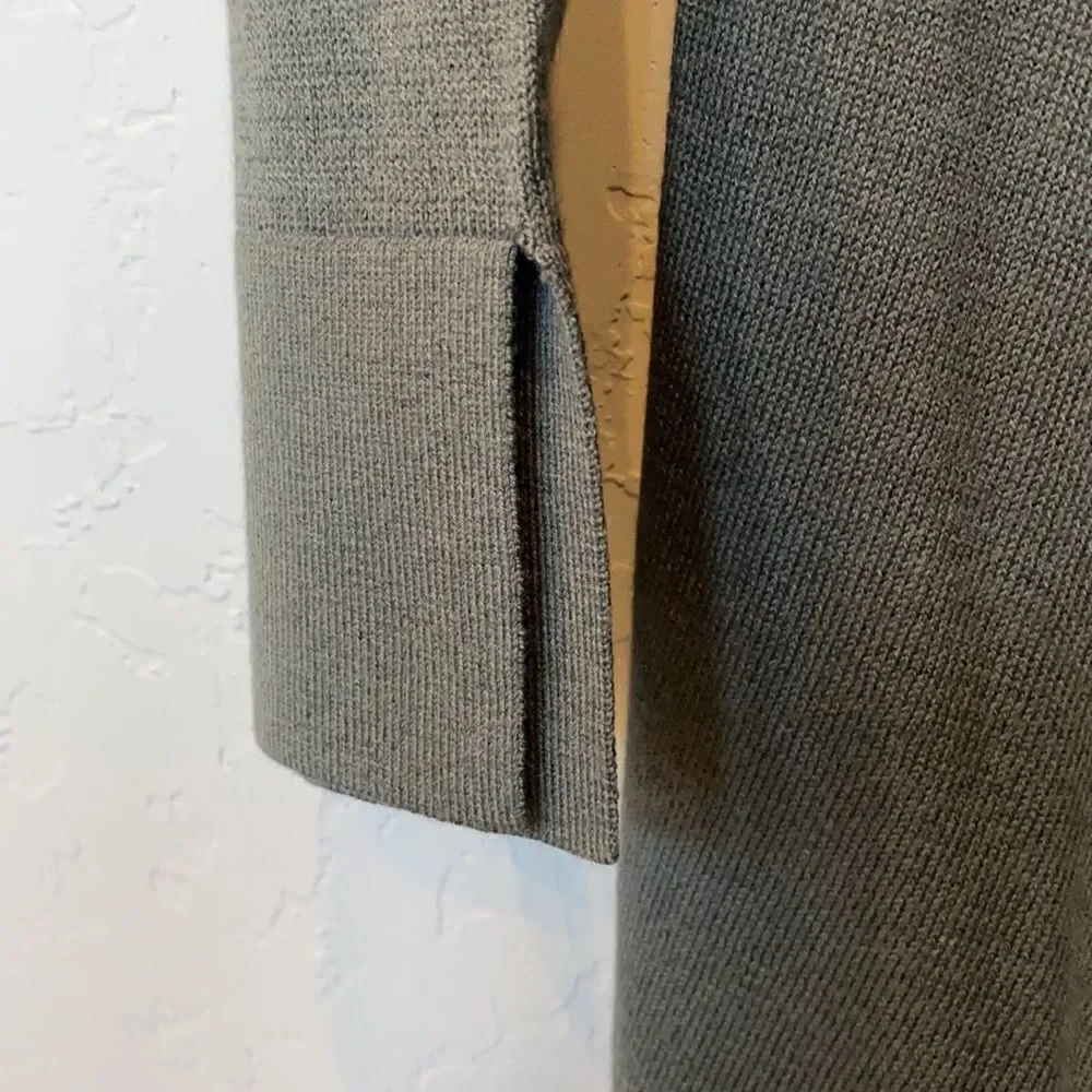 Loft Army Green Swing Dress